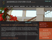 Tablet Screenshot of janesvillecc.com
